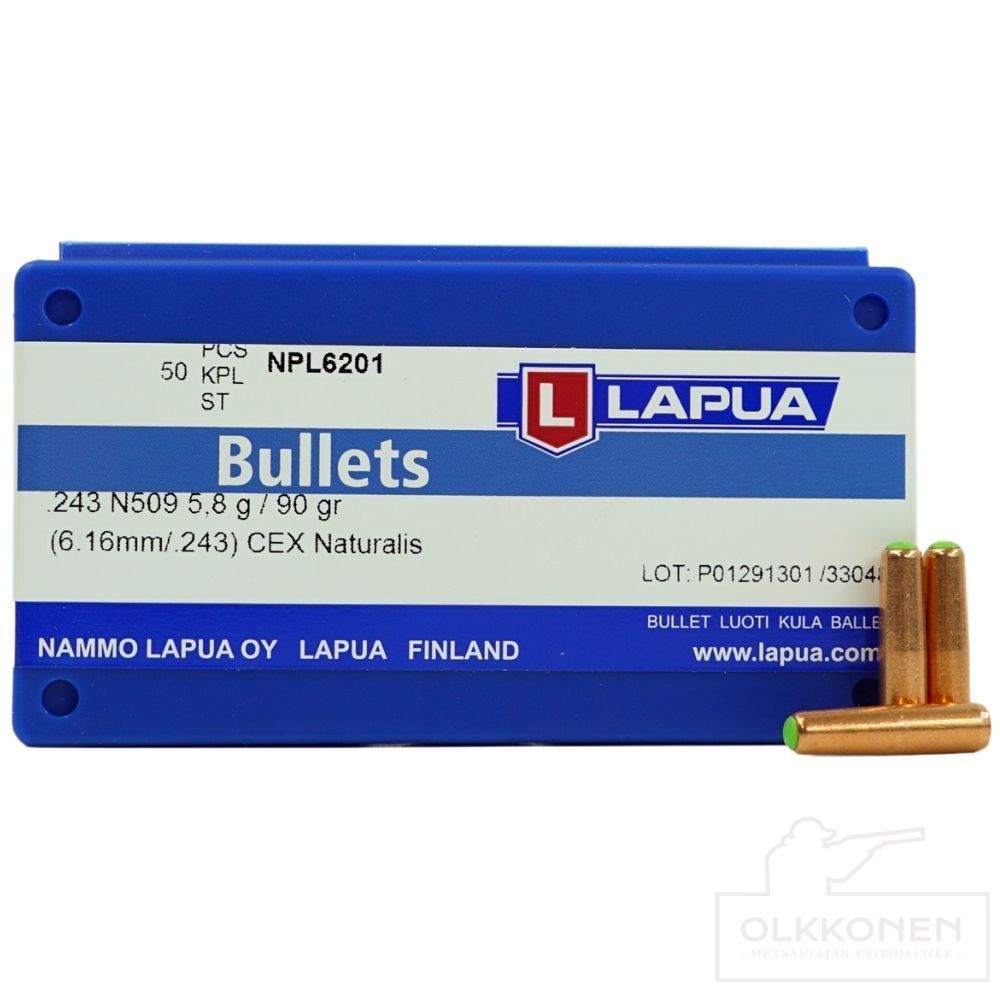 Lapua Naturalis .243 5,8g N509 luoti