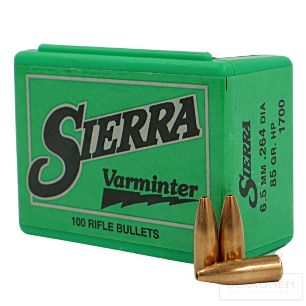 Sierra  6,5 mm 85gr HP  100 kpl/rs    