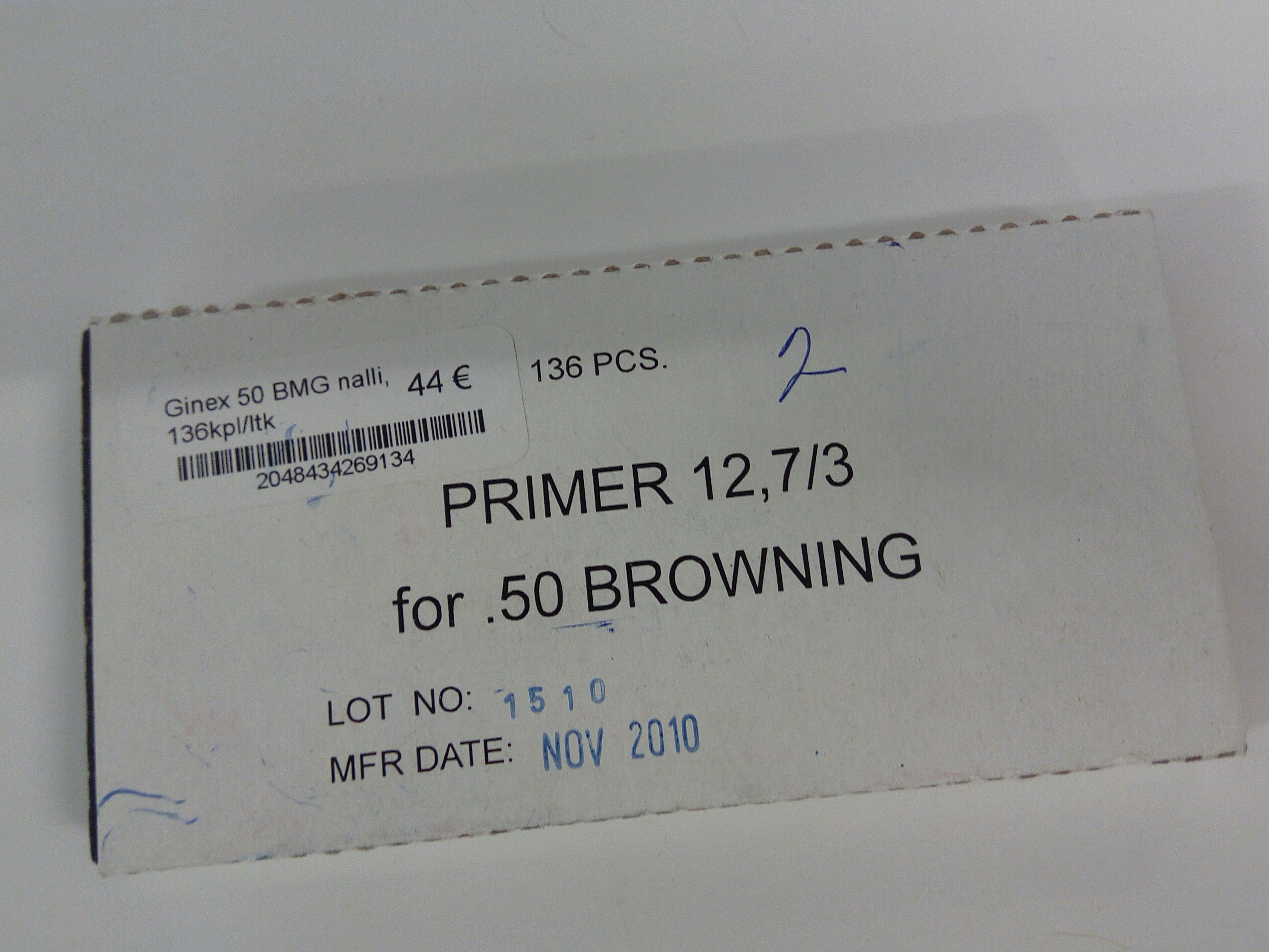 Ginex 50 BMG nalli, 136kpl/ltk                                                                                