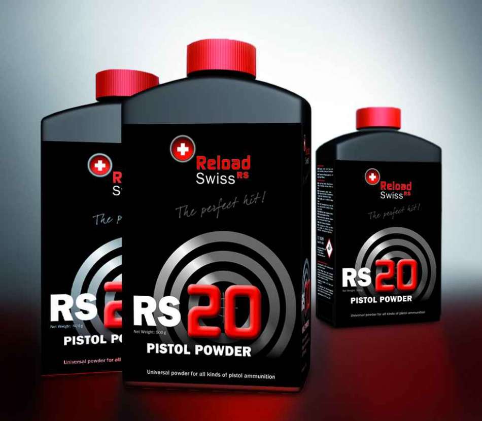 Ruuti Reload Swiss RS20    0,5kg  pistol powder                                                               