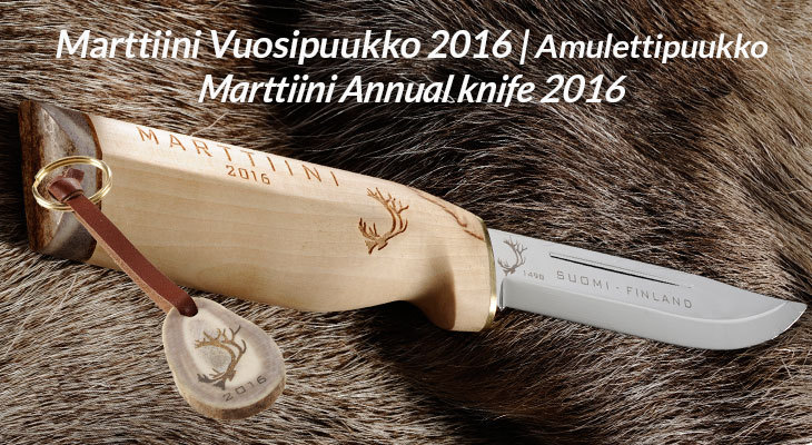 Puukko Marttiini amulettipuukko 2016                                                                          