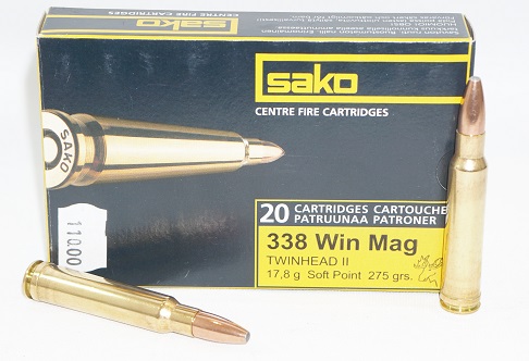 Sako 338 Win Mag Twinhead 17,8g/275grs 20 kpl/rs                                                              