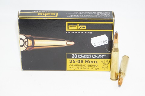 Sako 25-06 Rem. Gamehead sierra 7,6g/117grs                                                                   
