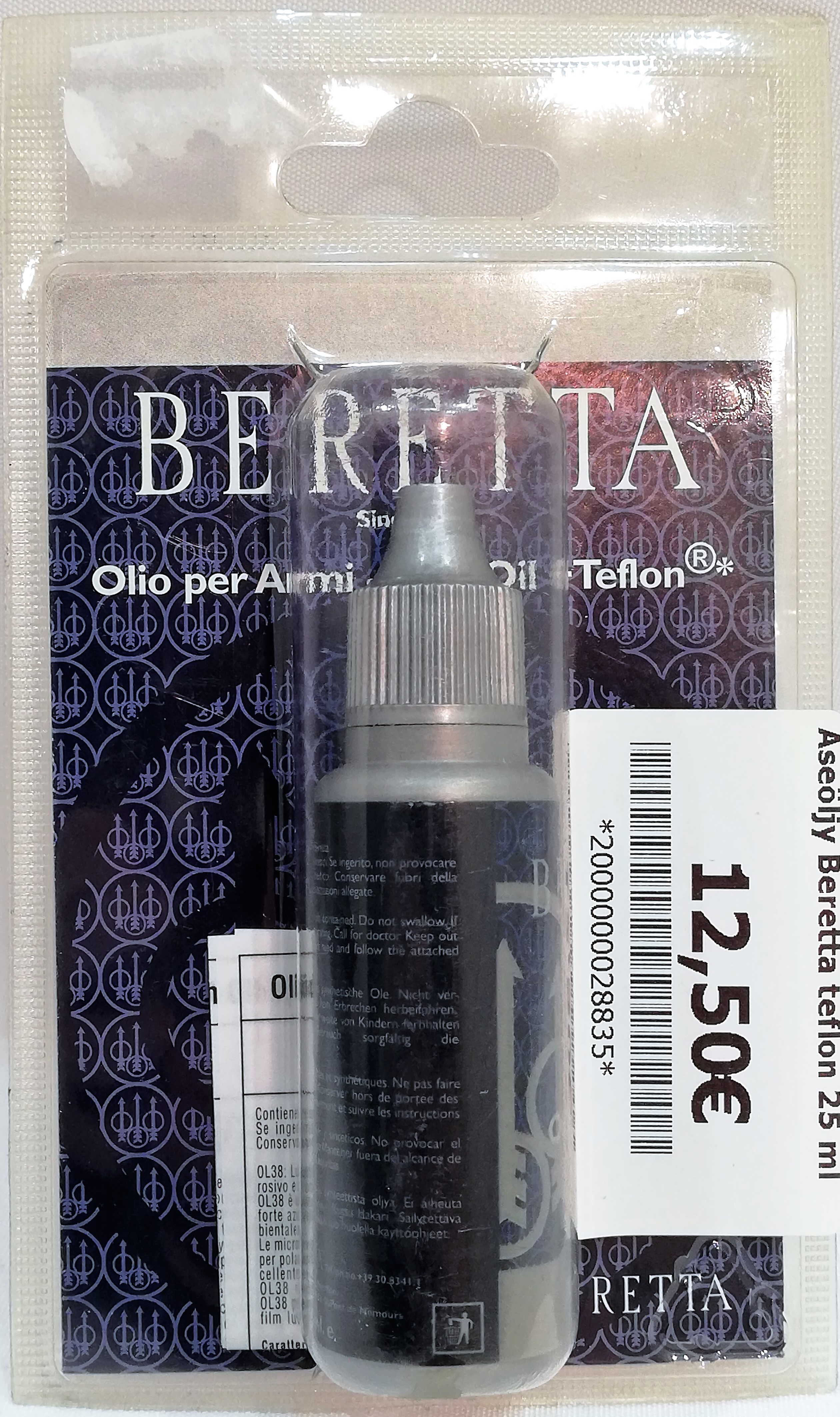 Aseöljy Beretta teflon 25 ml                                                                                  