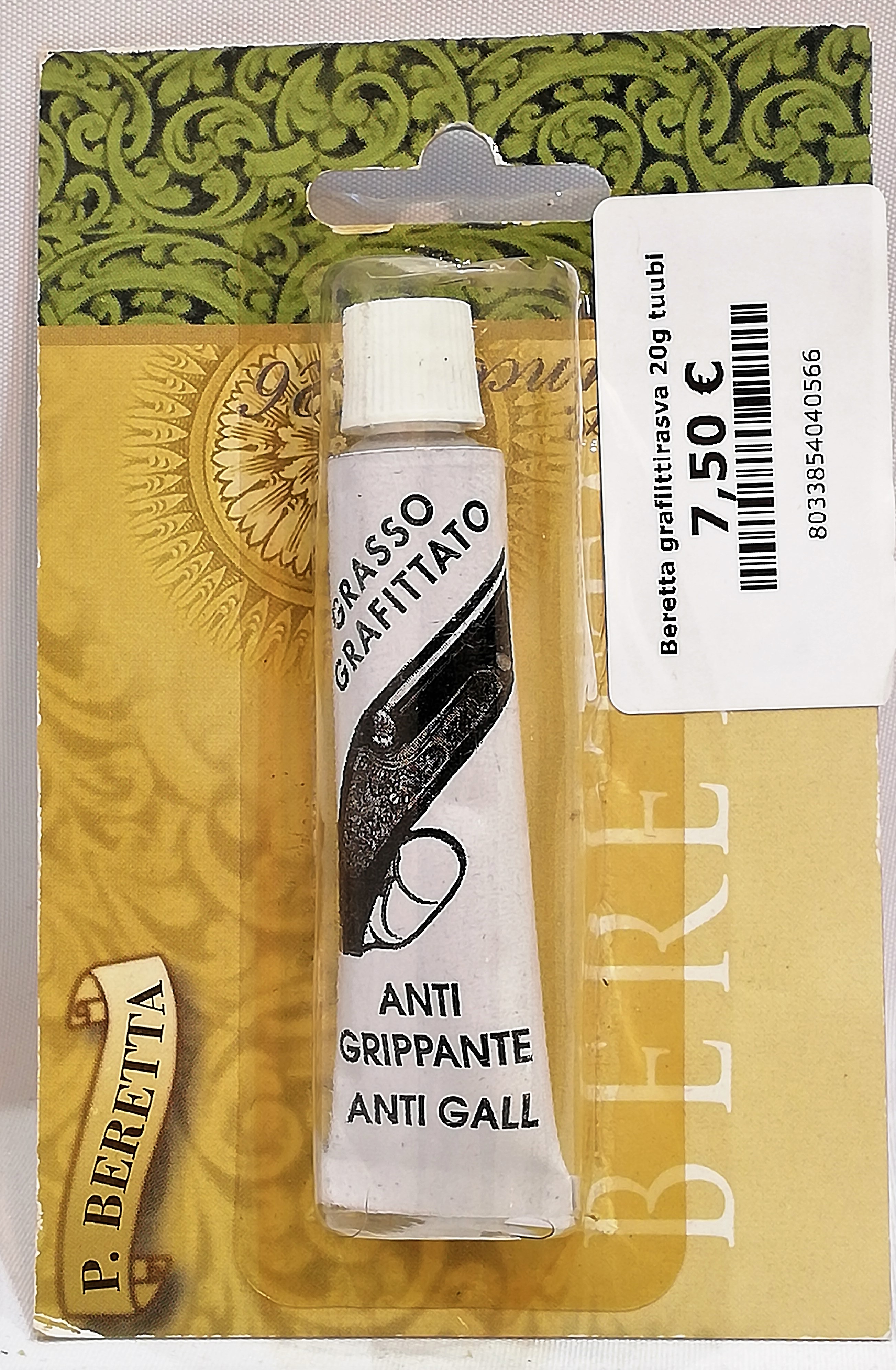 Beretta grafiittirasva 20g tuubi                                                                              