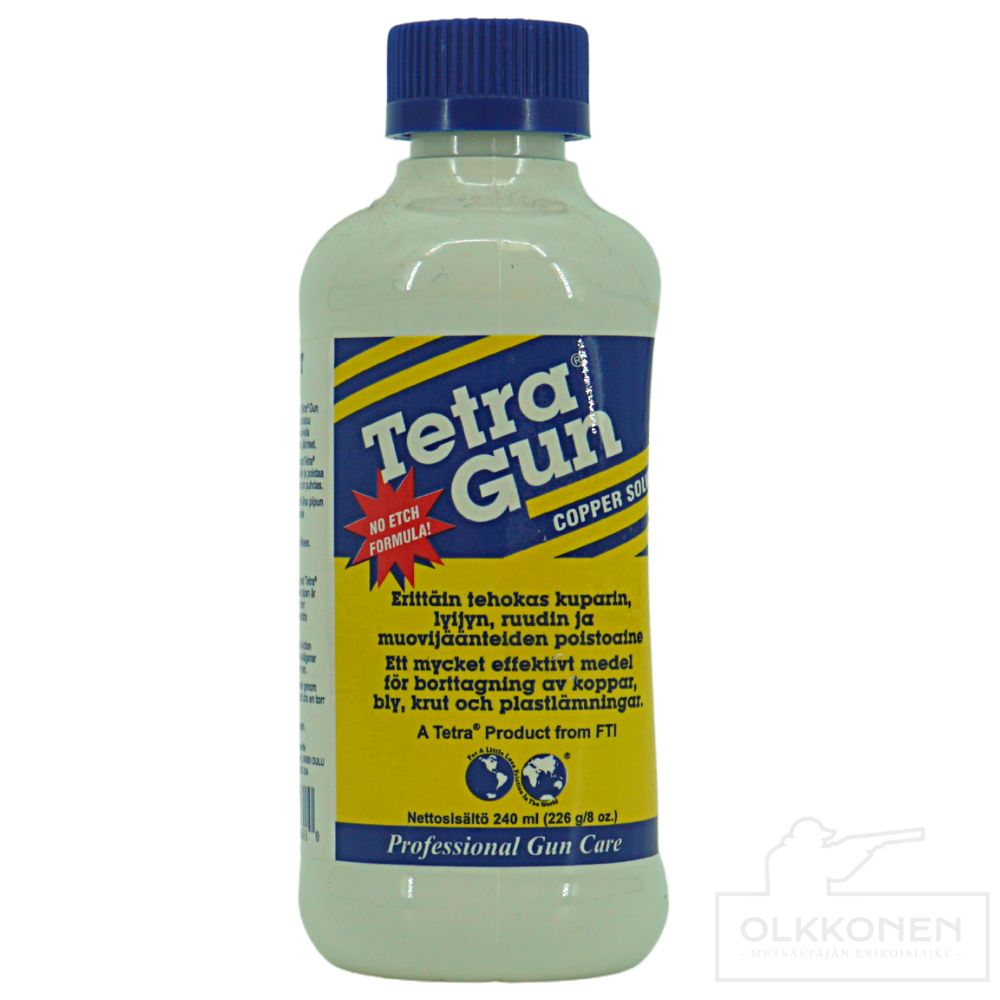 Tetra Gun Copper Solvent 240ml kuparinpoistoaine   