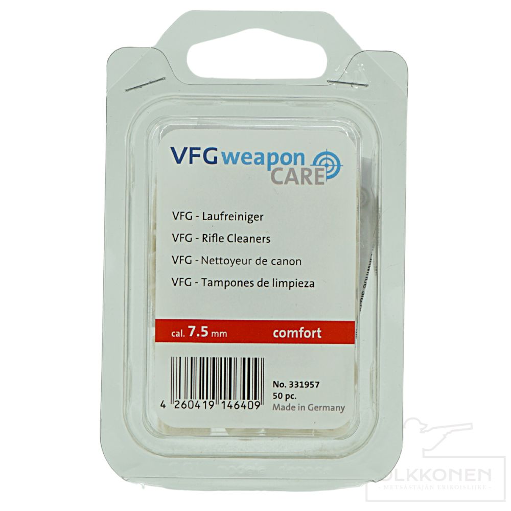 VFG 640 Tulppa 7,5mm 50kpl/rs  66843