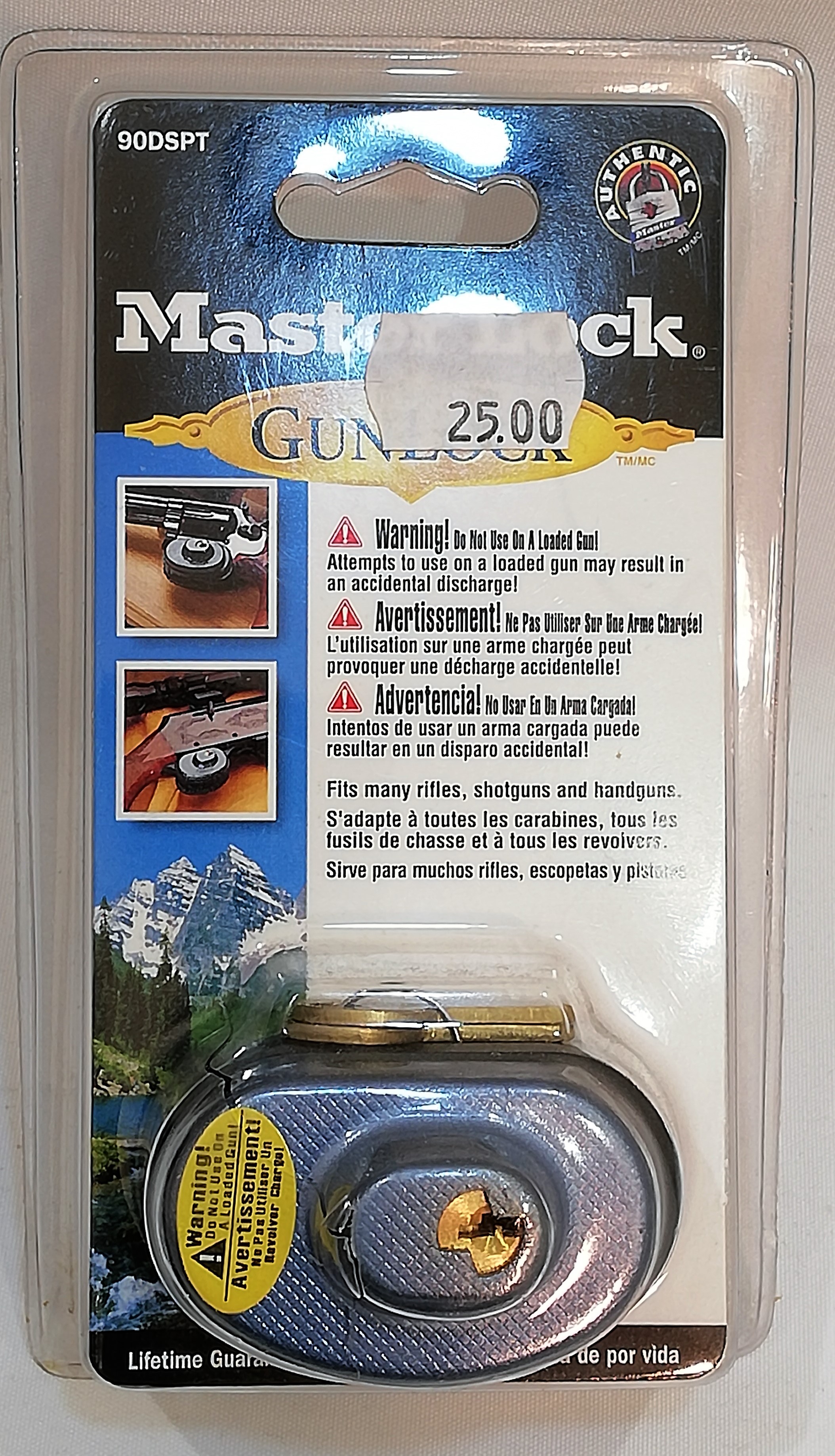 Aselukko liipasinkaareen. Master lock                                                                         