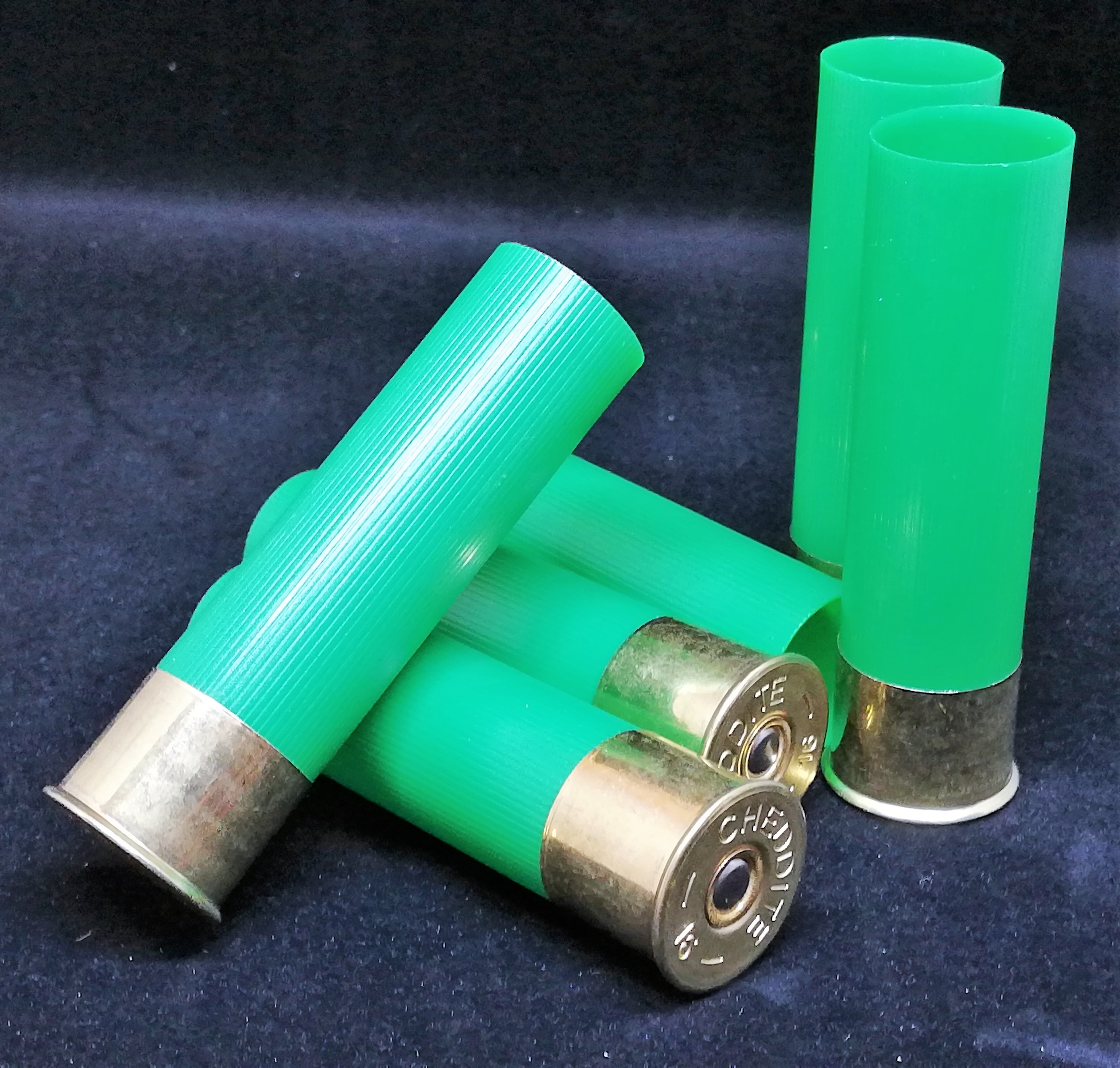 Cheddite 16/70 vihreä muovihylsy, nallitettu                                                                  