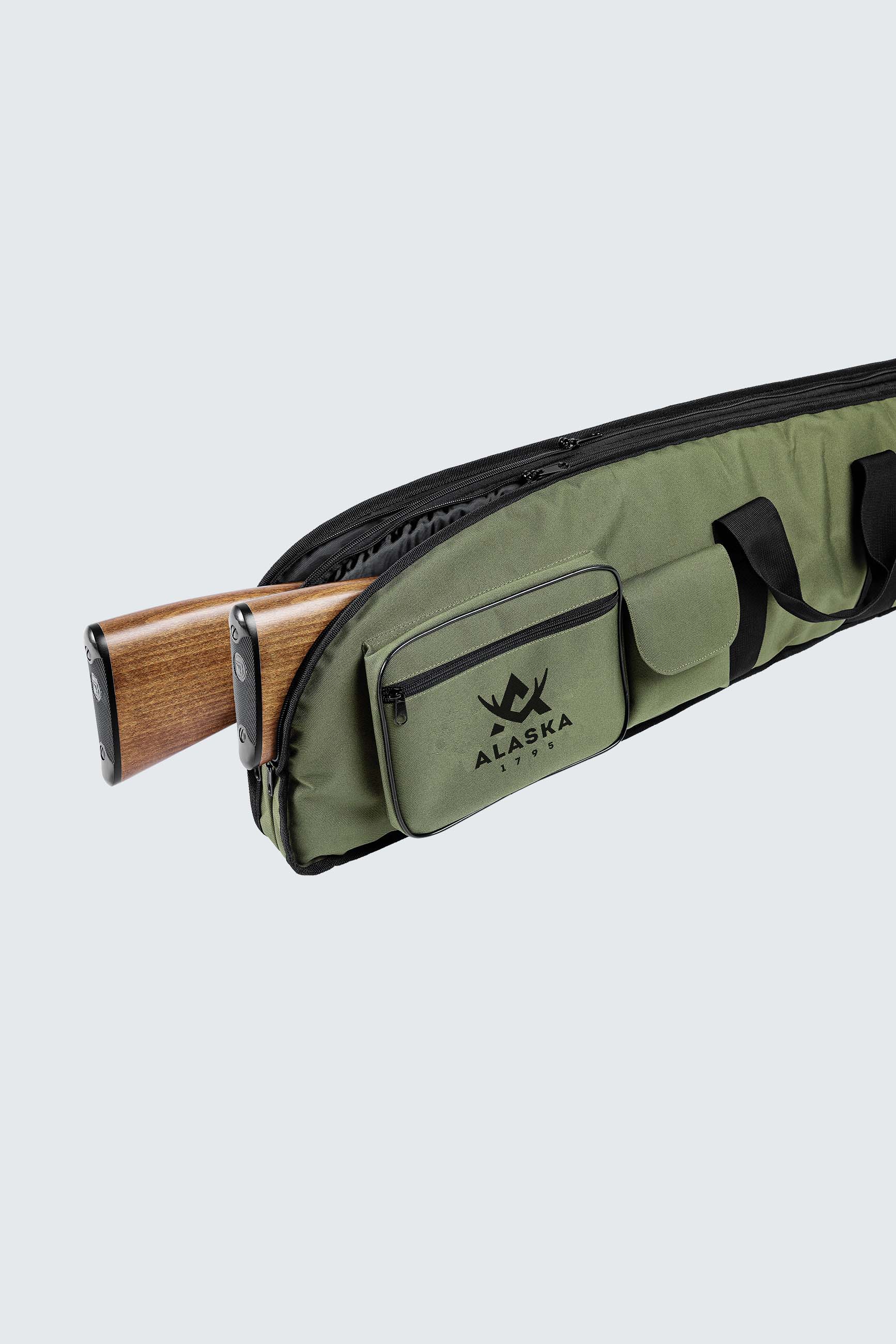 Alaska Double Gun asepussi, vihreä