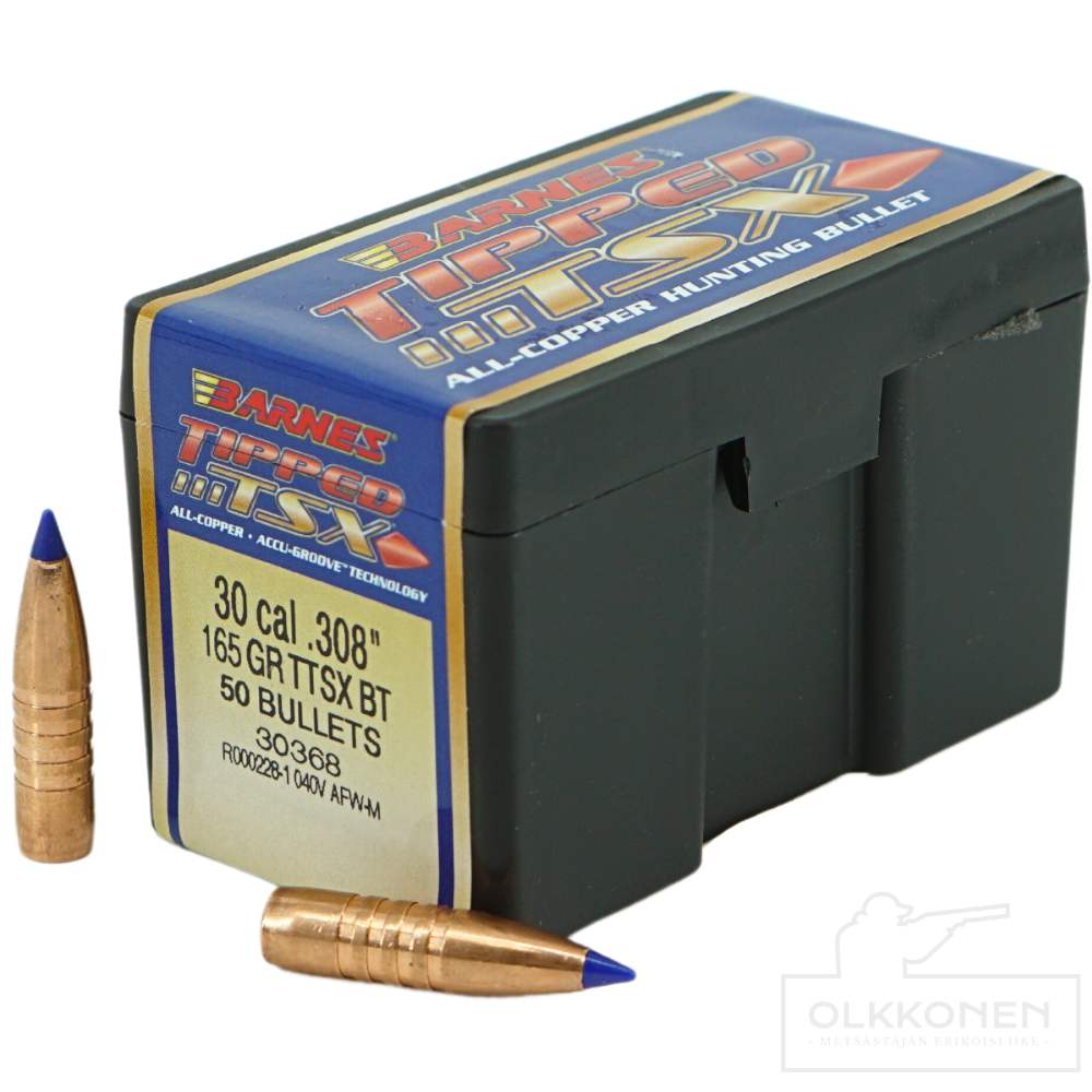 Barnes TTSX  BT .30 cal luoti 165 gr