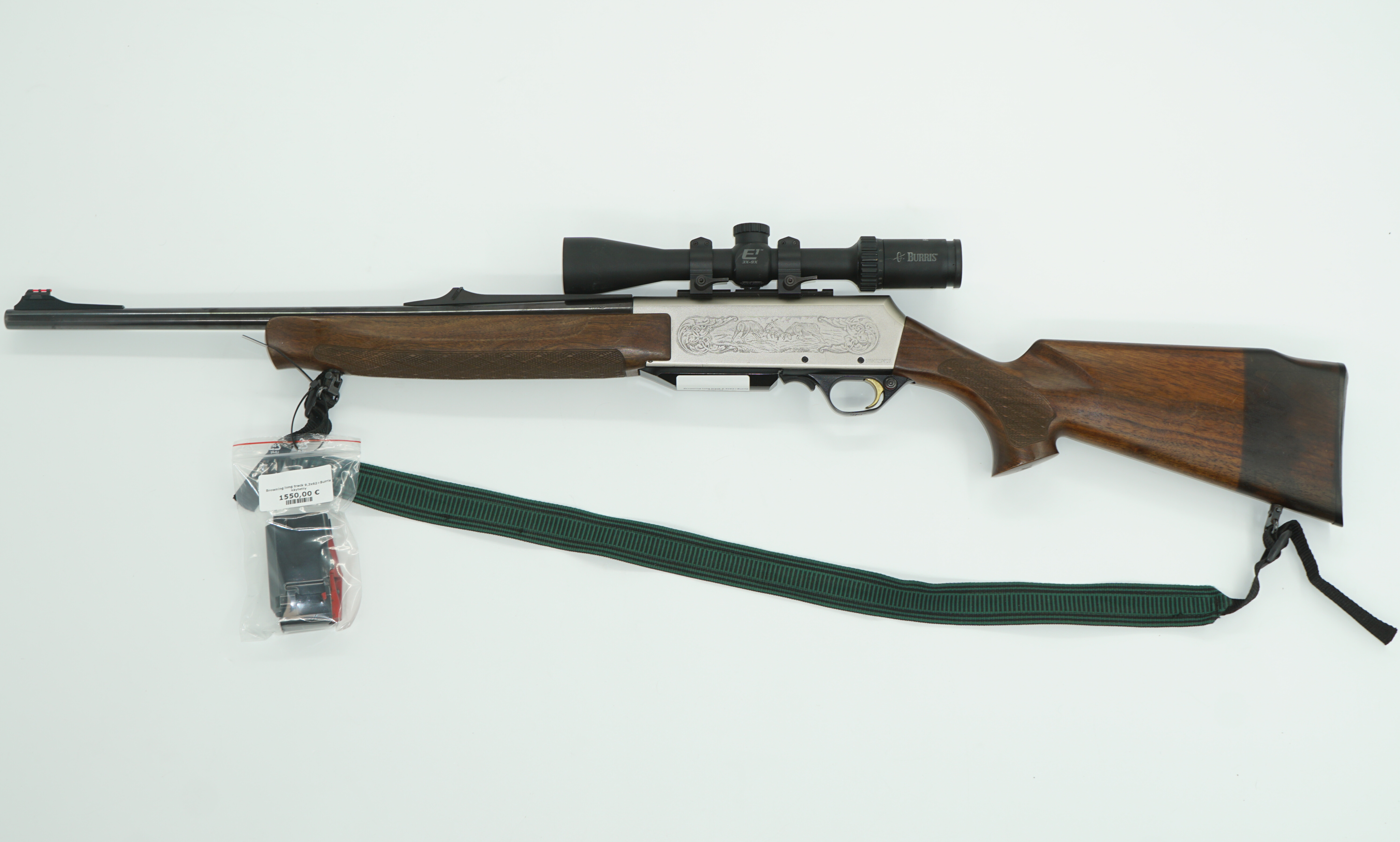 Browning long track Evolution 9,3x62+Burris     käytetty
