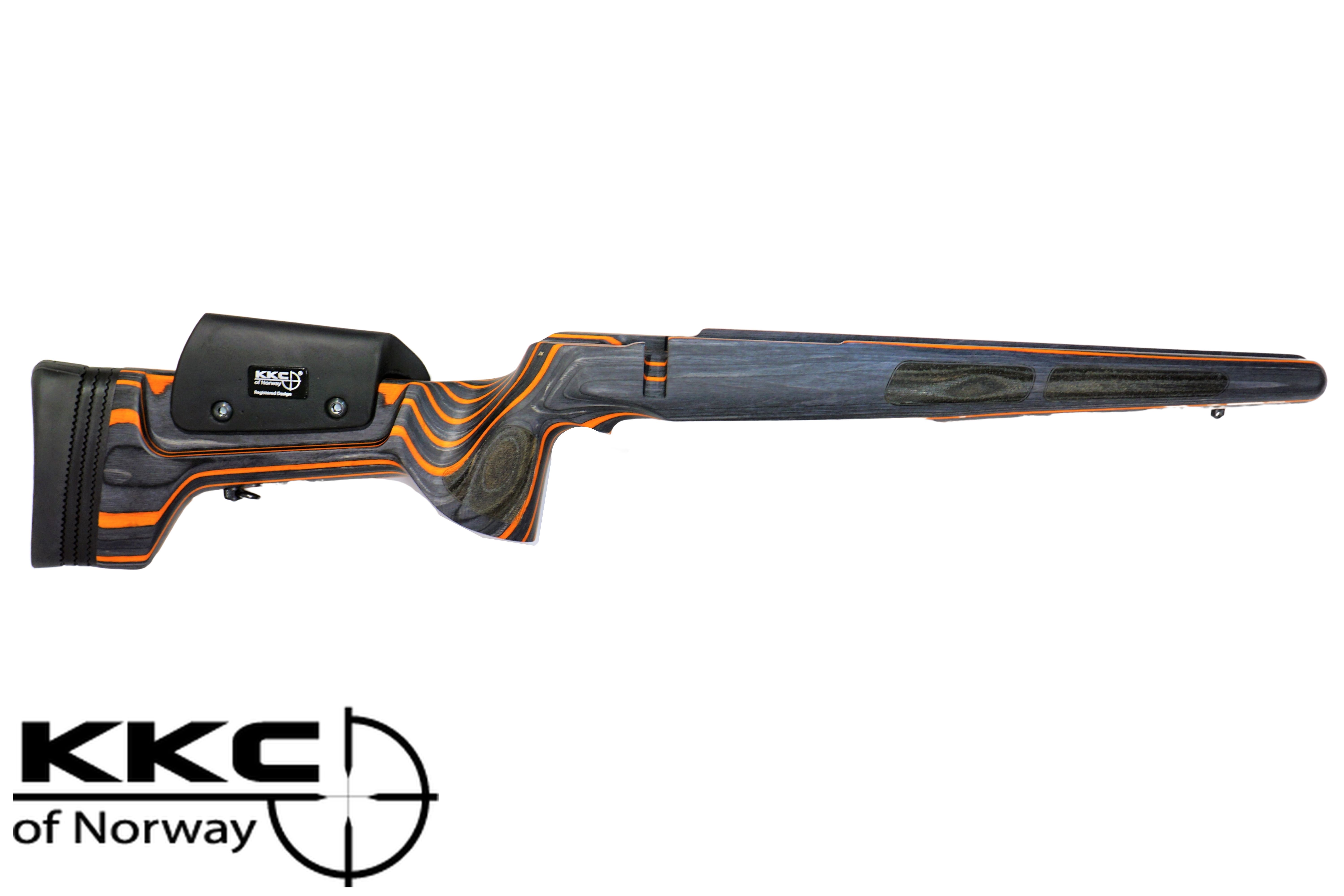 KKC Short tukki Sauer 100/101, Gen1 -poskipakalla Musta/Oranssi oikeakätinen