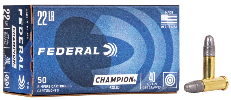 Federal Champion.22 lr Lightning 380 m/s 2,60g  50kpl/rs