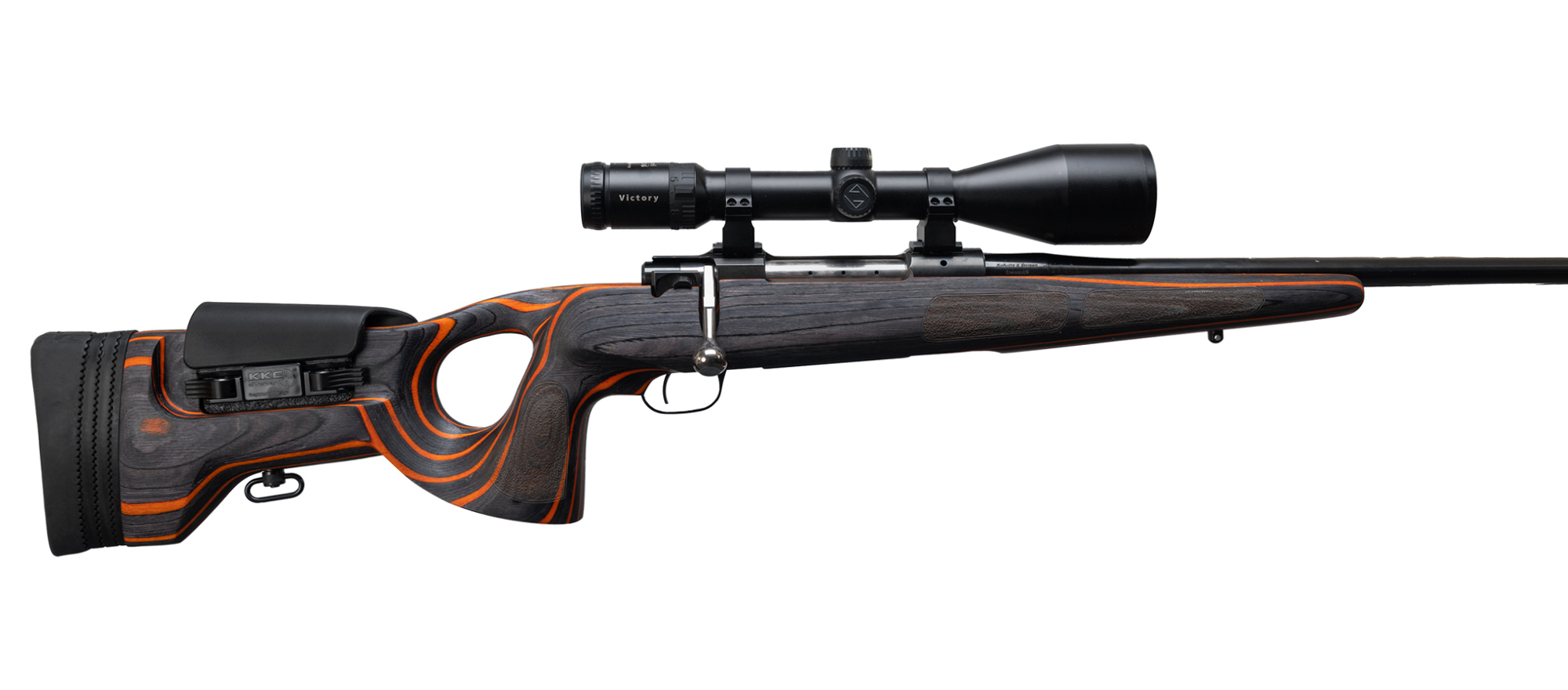 KKC DuoGrip tukki Mauser 25 oikeakätinen musta/oranssi