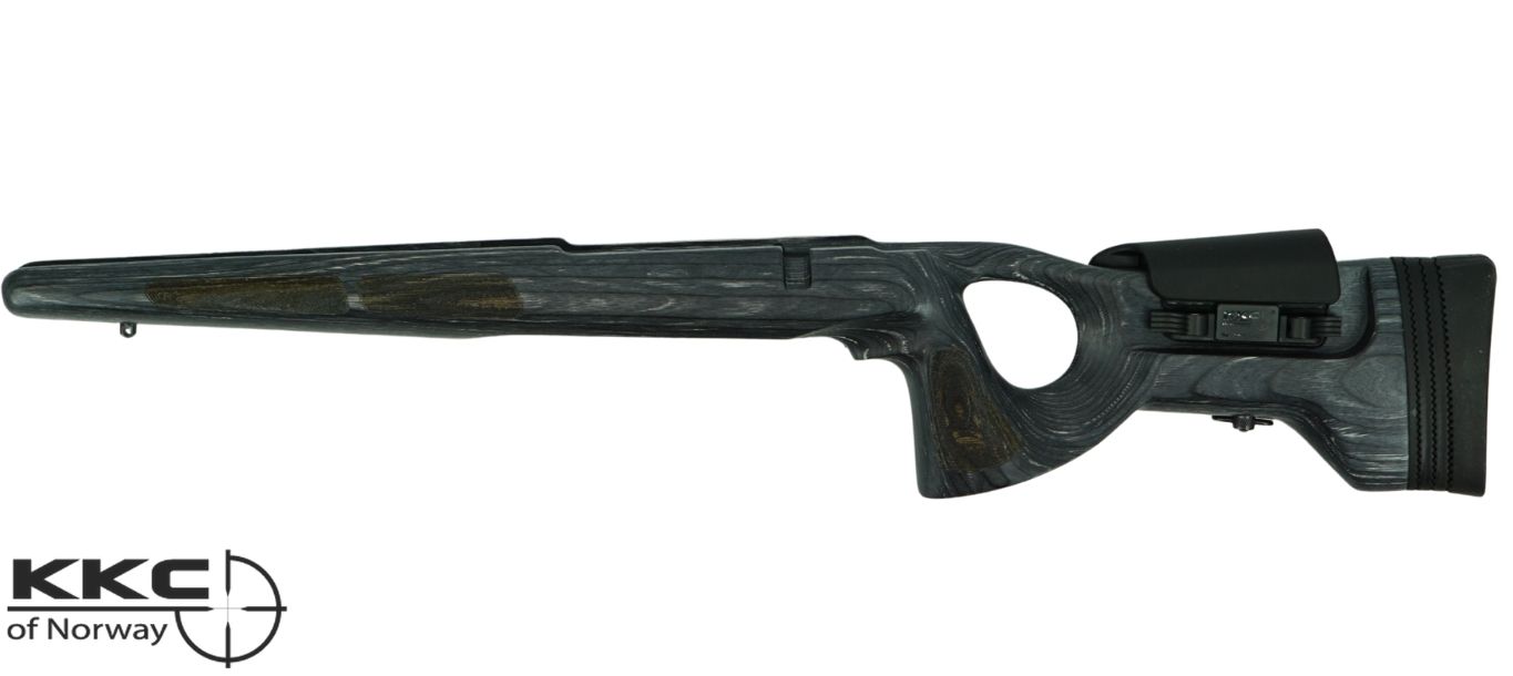KKC DuoGrip tukki Tikka T3 / T3x vasenkätinen musta