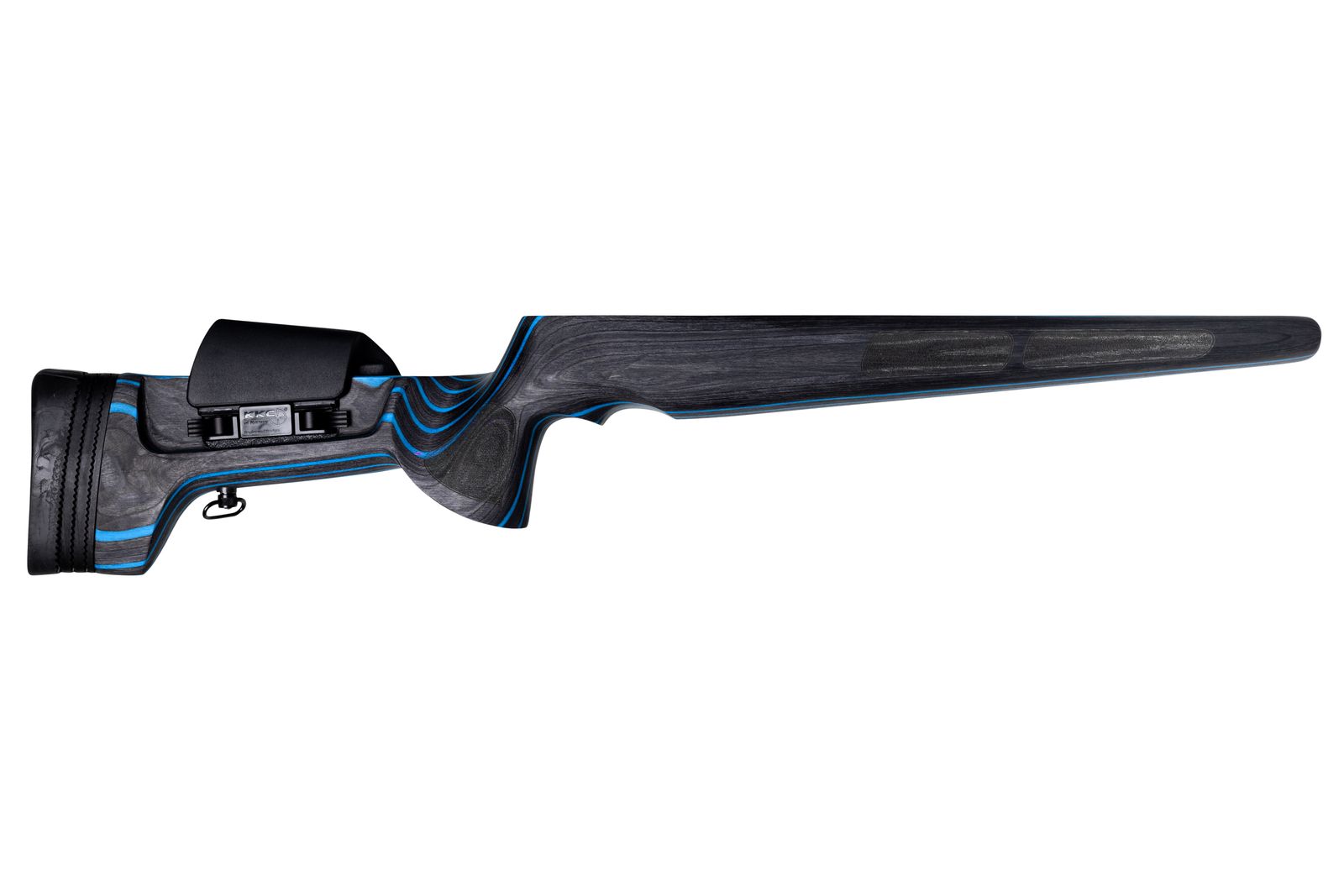 KKC tukki Tikka M558 / M590 / M595 oikeakätinen  Musta/Sininen