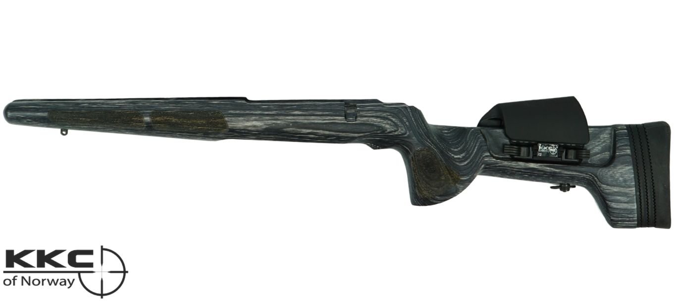 KKC Hunting tukki Tikka T3 / T3x vasenkätinen musta