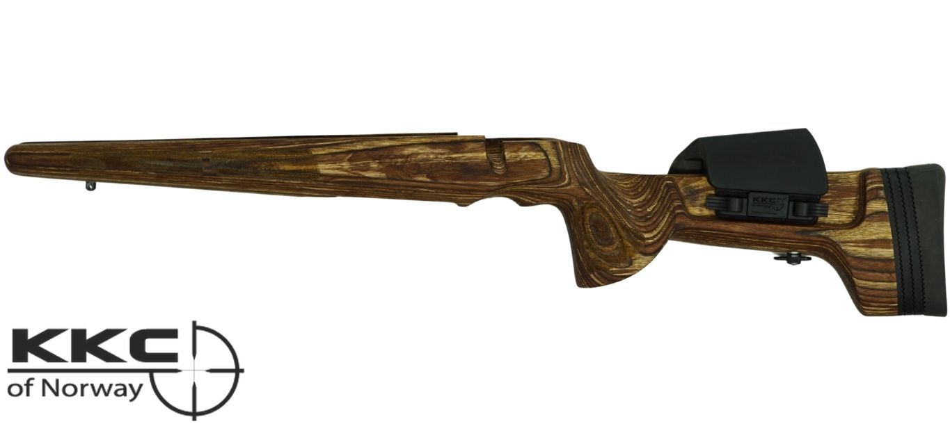 KKC Hunting tukki Tikka T3 / T3x vasenkätinen ruskea