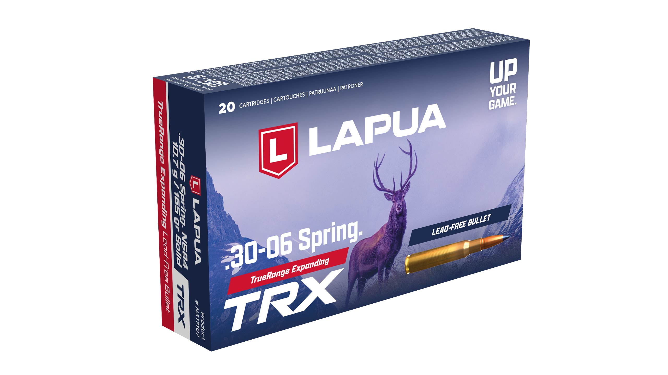 Lapua 30-06 patruuna Solid TRX N584 10,7g 20 kpl