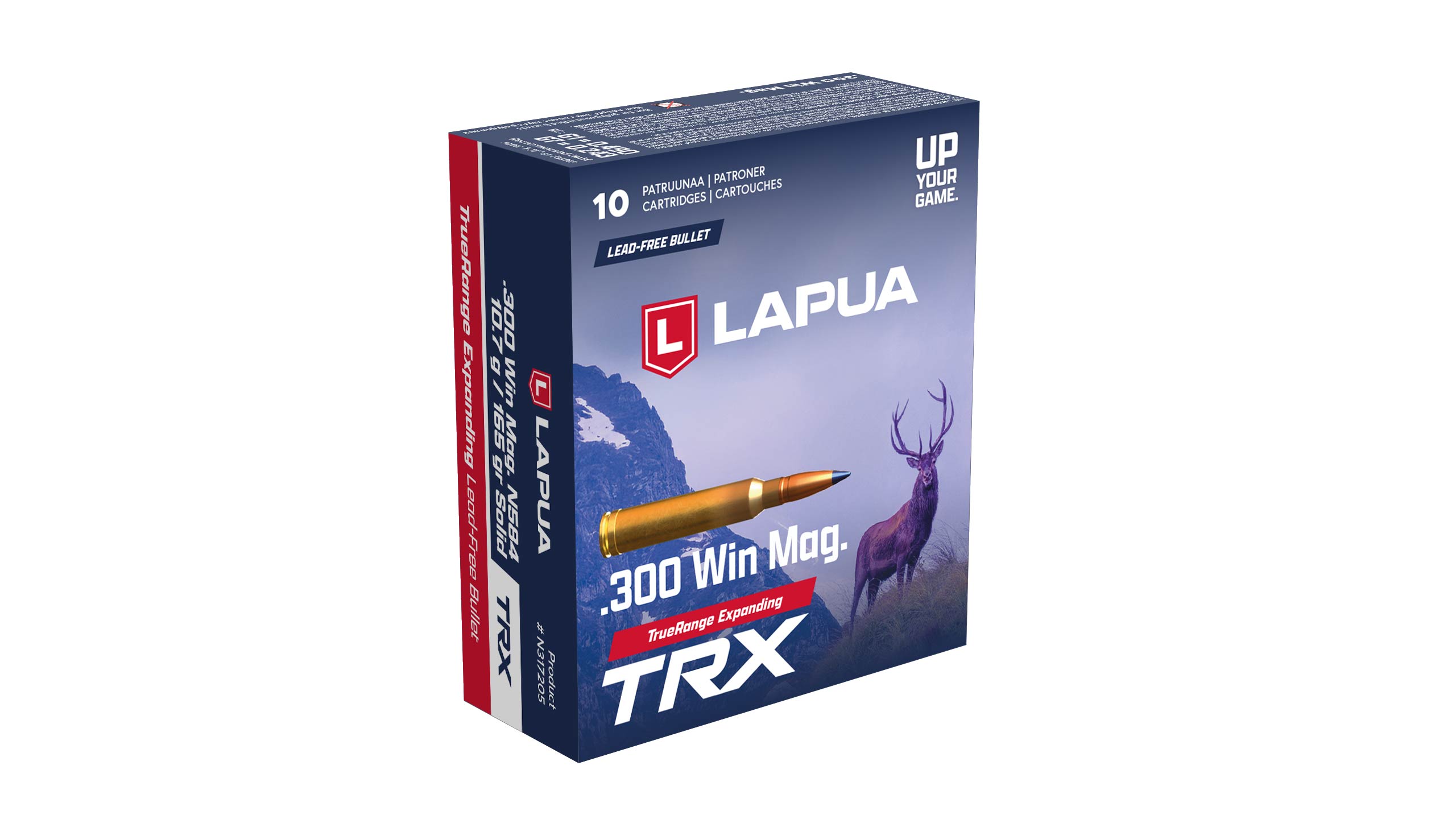 Lapua .300Win Mag Patruuna, Solid TRX 10,7g 10kpl/rs