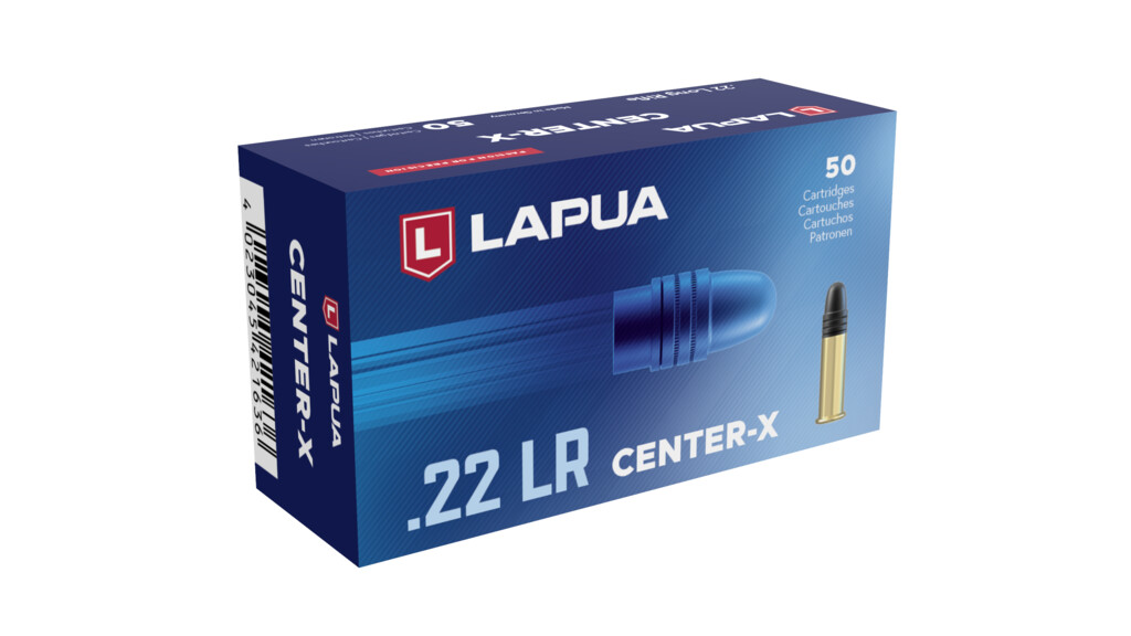 Lapua Center-X  .22 lr patr. 327 m/s  50 kpl / rs