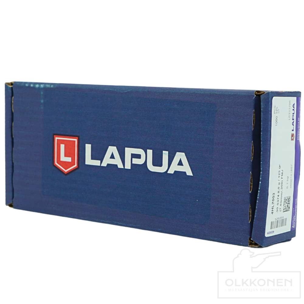 Lapua .30 luoti, 8g FMJ S374 1000kpl/ltk