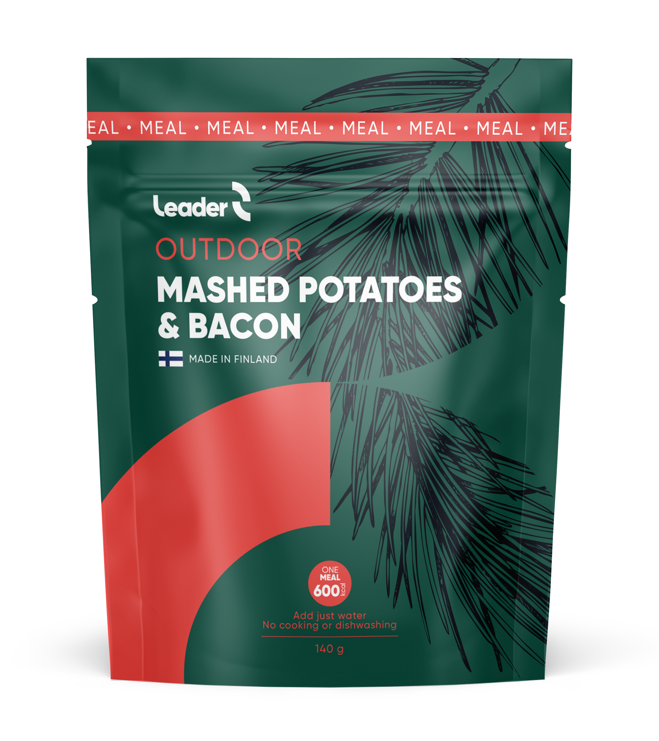 Leader Outdoor Mashed Potatoes Bacon 140 g retkiruoka
