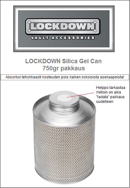 Lockdown Silica Gel Can Kosteudenpoistaja