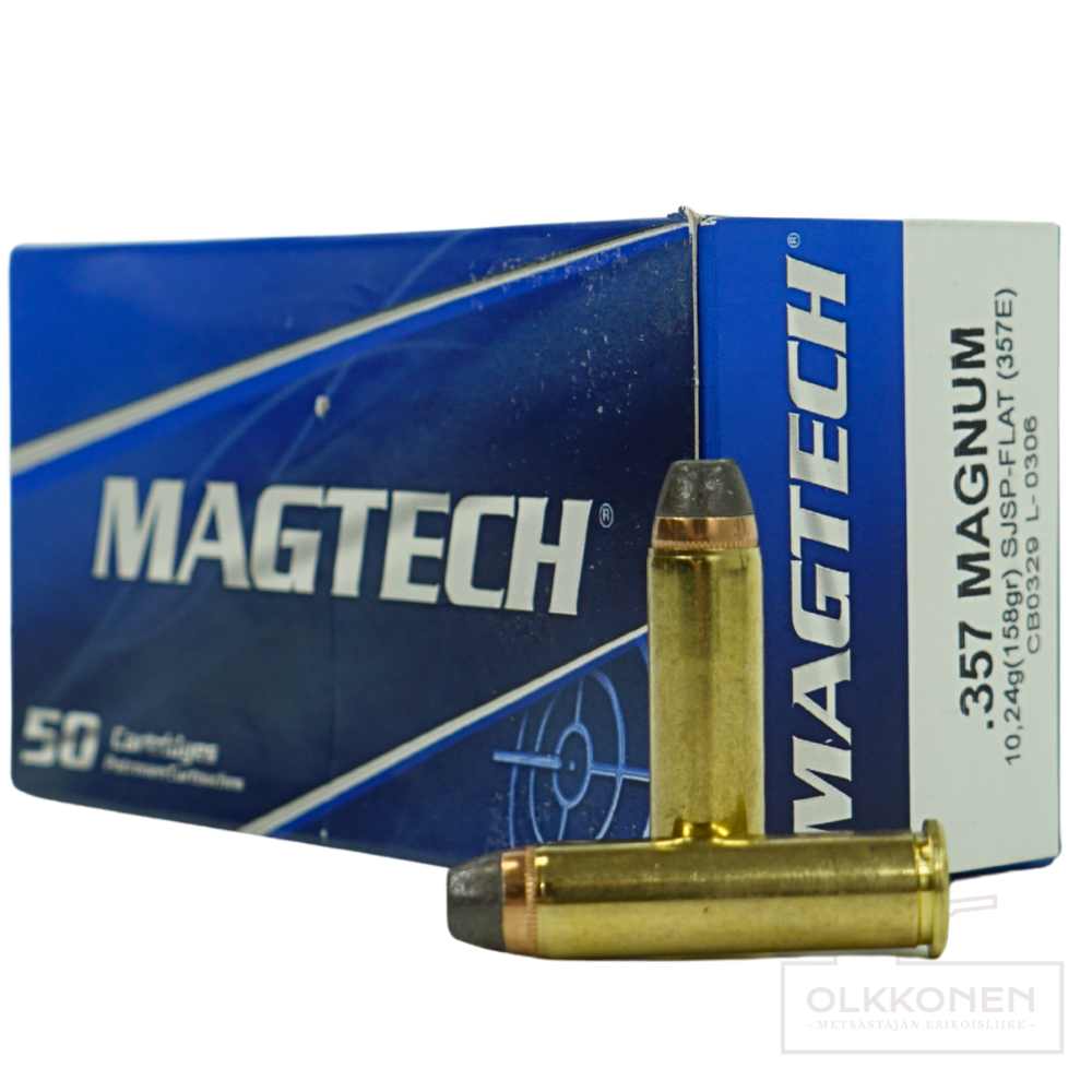 Magtech 357 Mag 10,24g  SJSP patruuna 50 kpl/rs