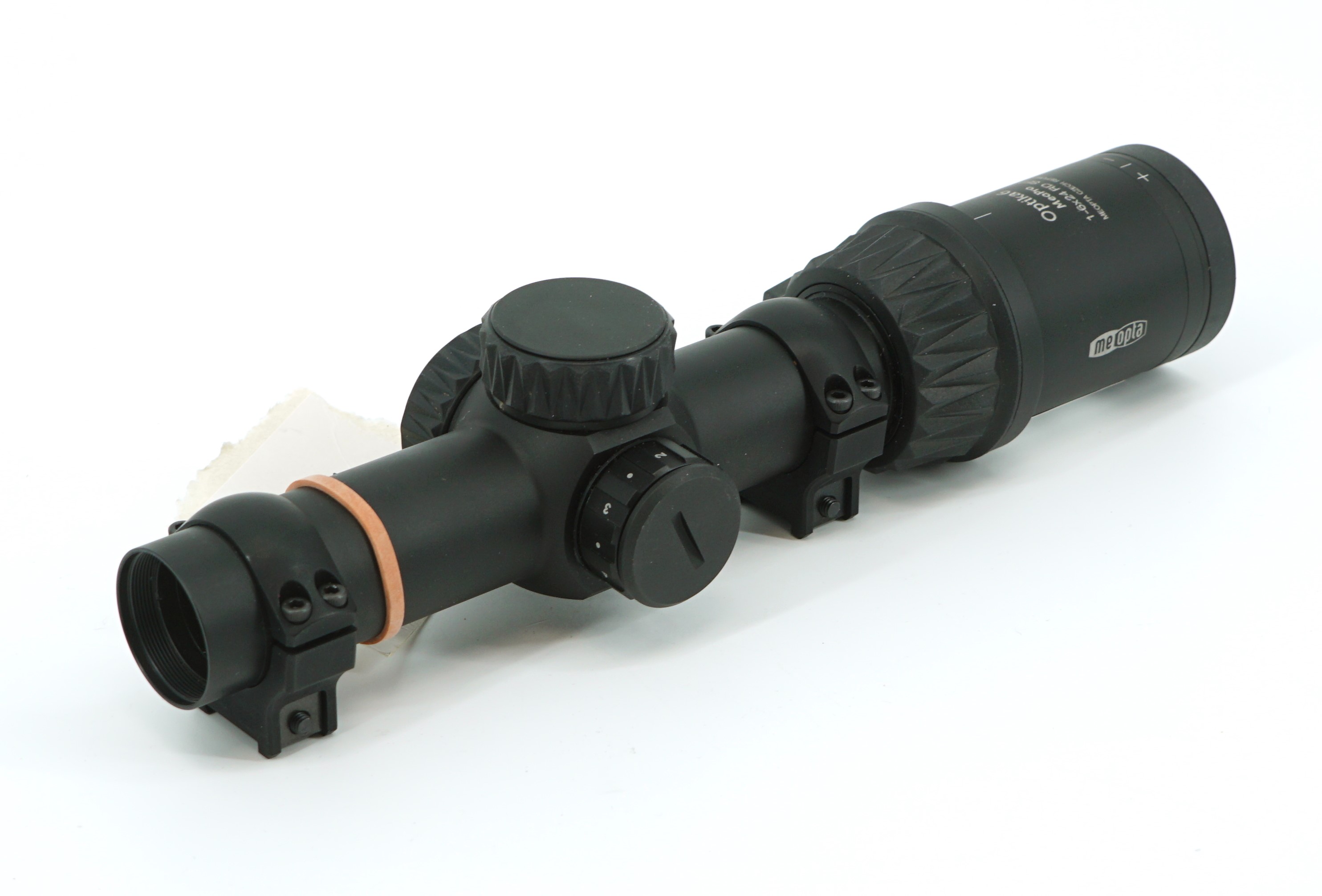 Meopta Optika 6  1-6x24 + Osuma rengasjalka 17 mm,käytetty MT