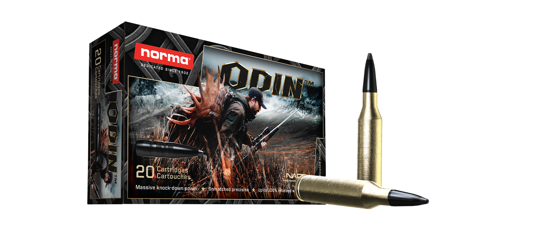Norma .30-06 Spring Odin 11,7 g patruuna 20 kpl/rs