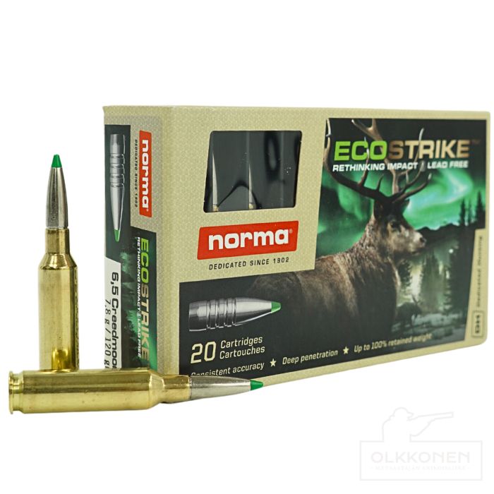 Norma Ecostrike 6,5 Creedmoor 7,8g 20 kpl/rs