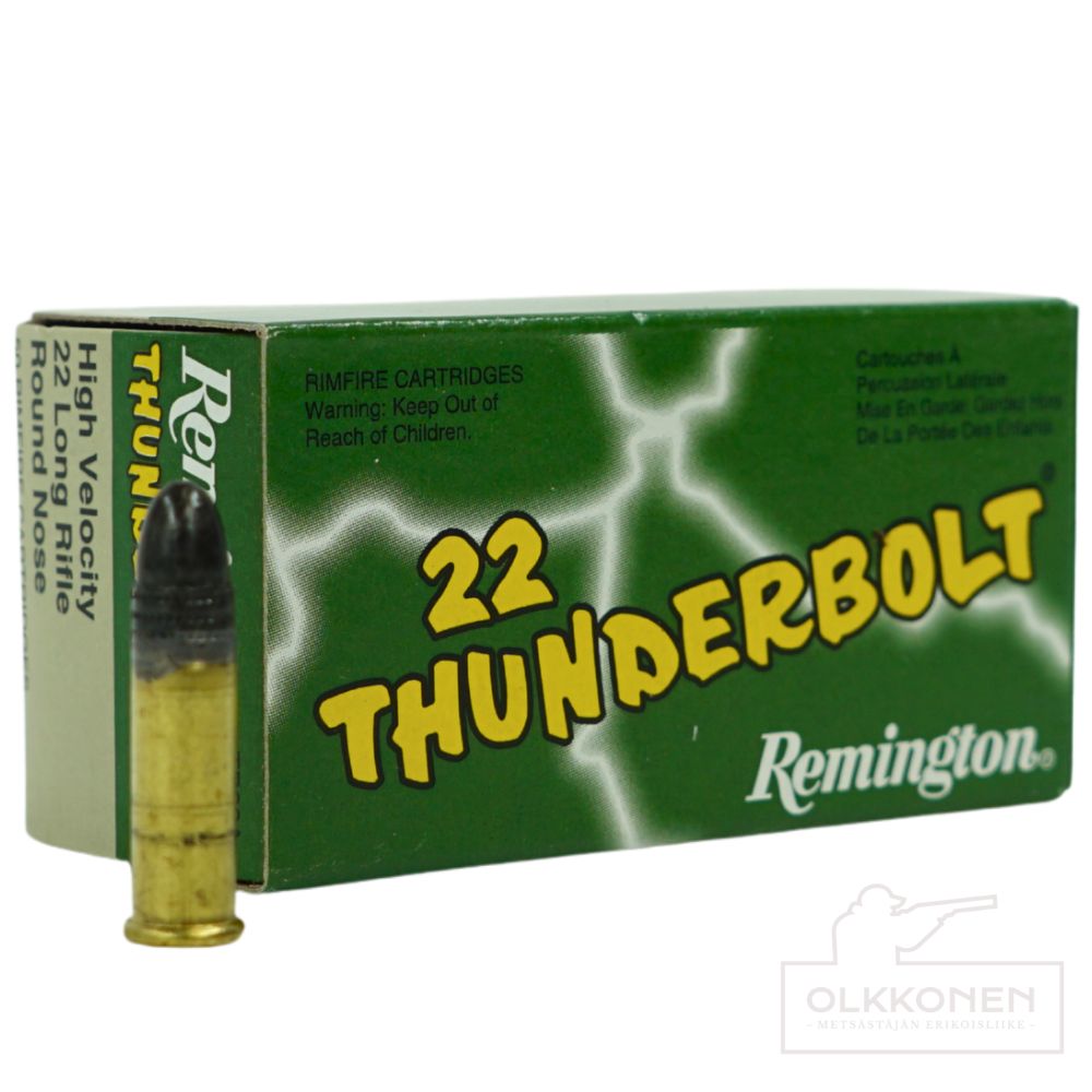 Remington ThunderBolt 22Lr patruuna V 0 = 383 m/s
