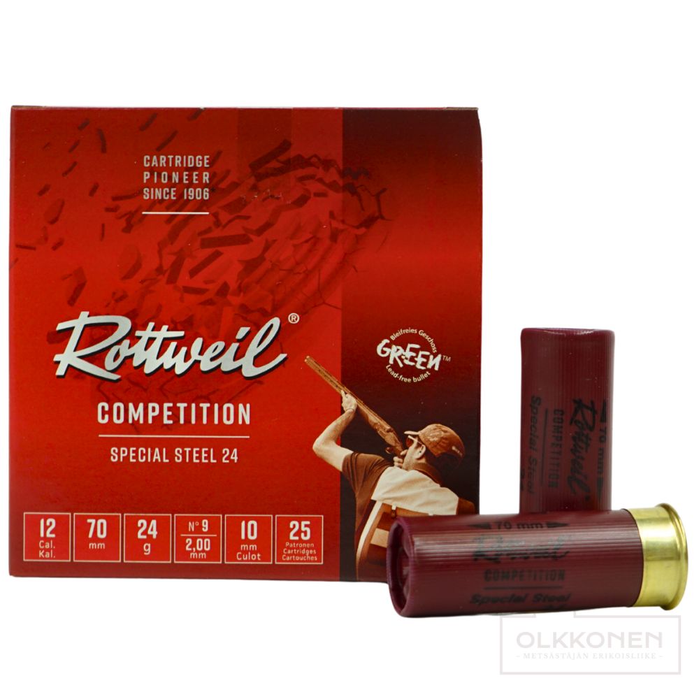 Rottweil Special Trap Steel 12/70 24g #7 haulikonpatruuna