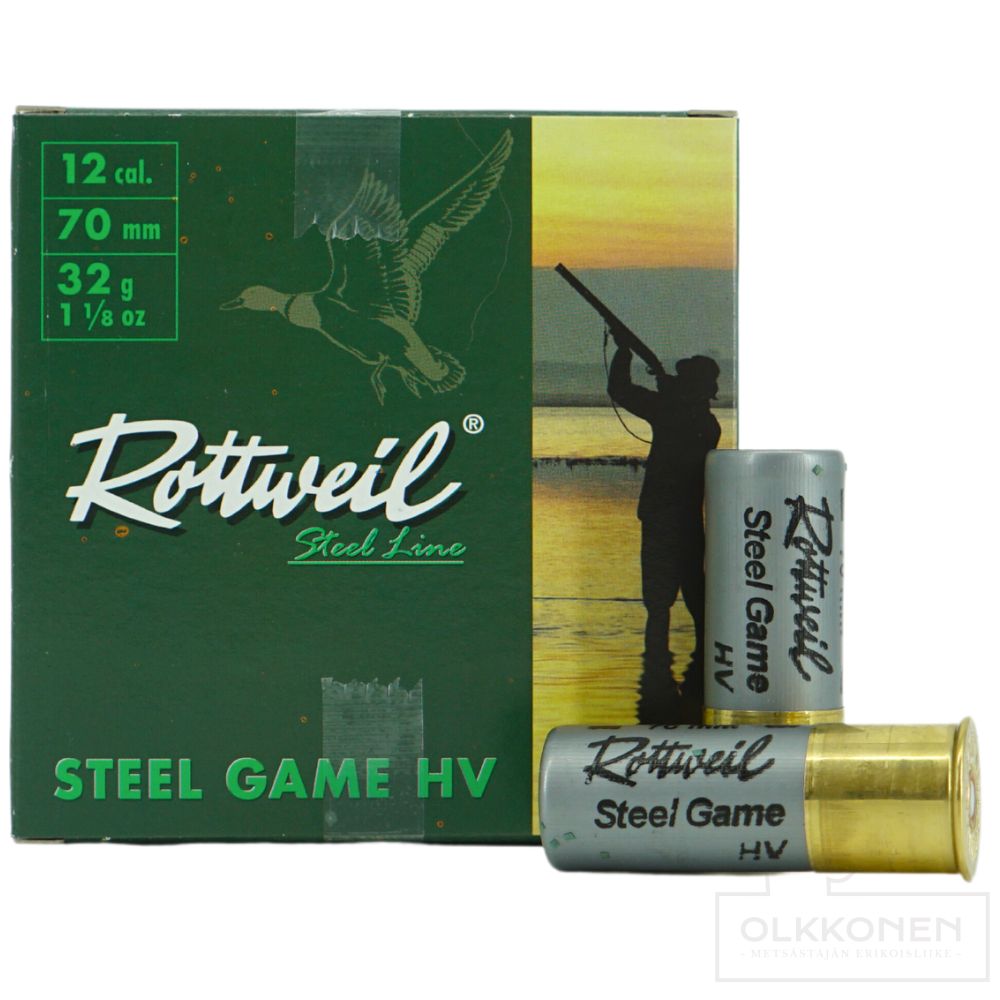 Rottweil Steel Game HV 12/70 32g 3,00 mm 25 kpl/rs