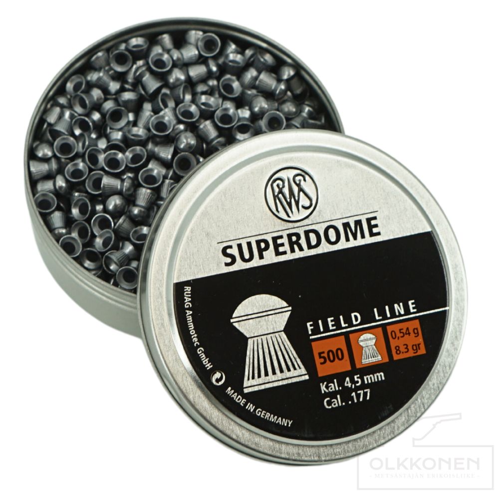 RWS Superdome 4,5mm ilmaaseluoti 0,54g