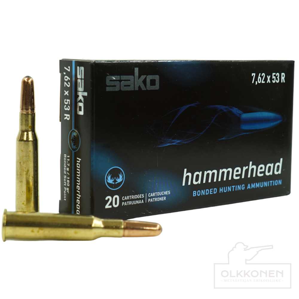 Sako 7,62x53R Hammerhead 11,7g 256A 20kpl/rs