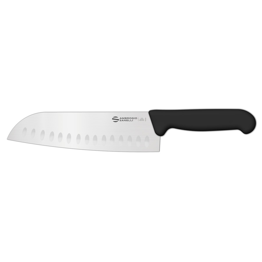 Sanelli Ambrogio Santoku 18 cm kokkiveitsi, ovaalihiottu