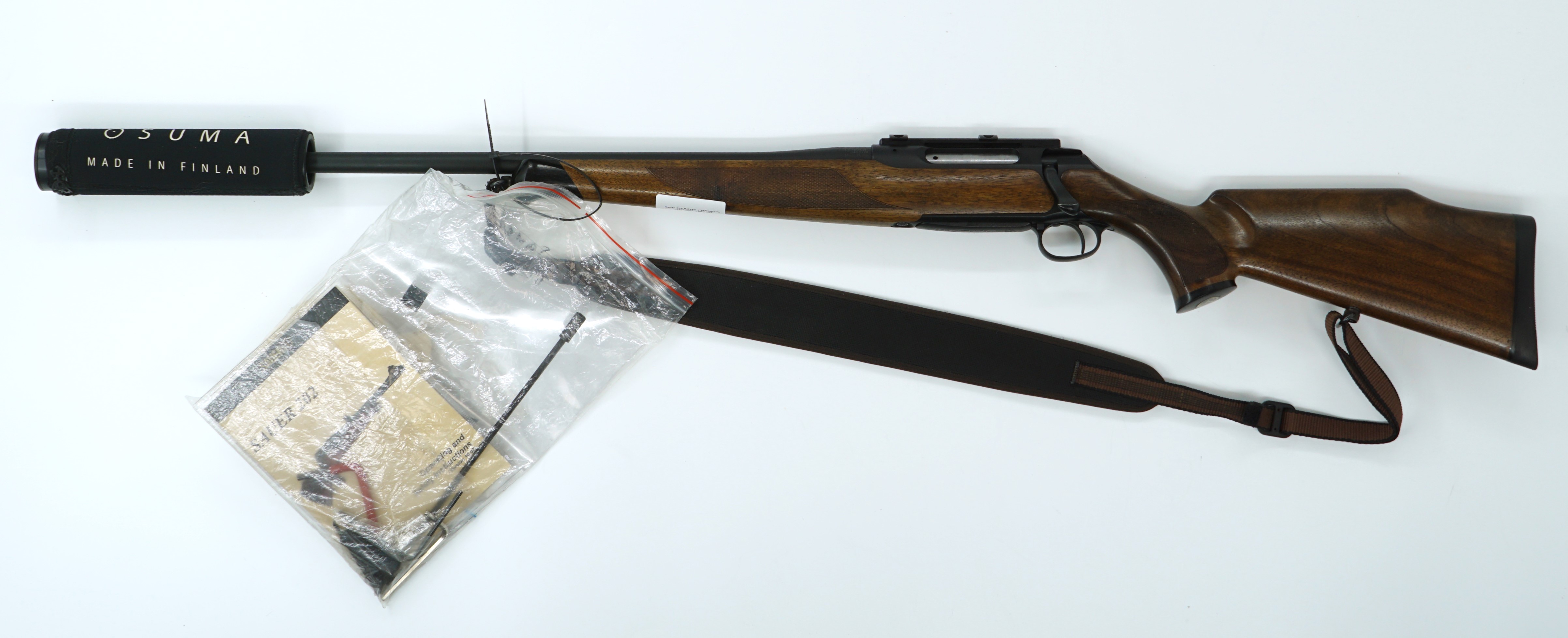 Sauer 202 9,3x62  + vaimennin, vasenkätinen, käytetty