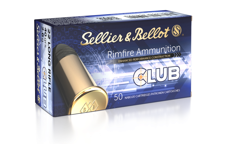 Sellier & Bellot .22lr Club LRN 2,6 g 50 kpl/ra