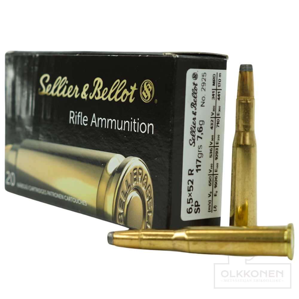 Sellier & Bellot 6,5X52R  SP  7,6g 20 kpl/rs