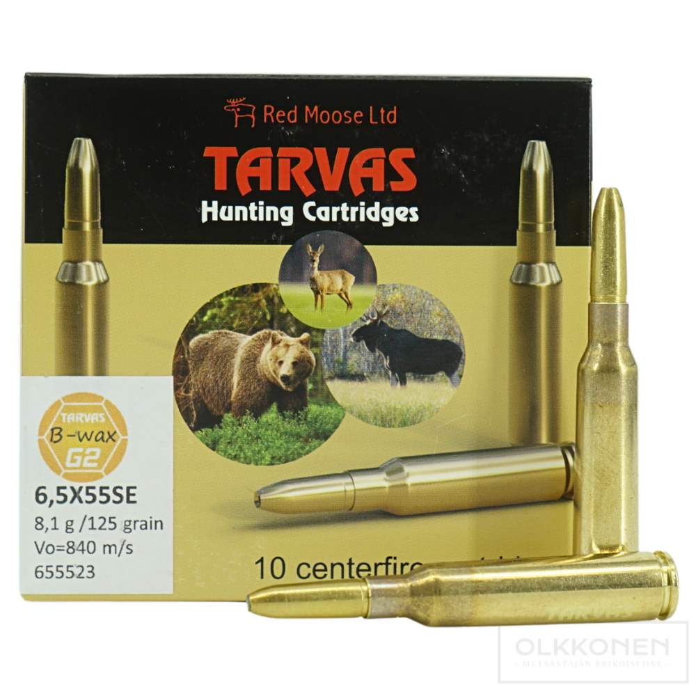 Tarvas 6,5x55SE B-Wax G2 8,1g 10 kpl/rs