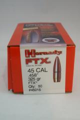 Hornady 45015 .45 (458)  325 gr/15,2g  FTX 50 kpl / rs                                                      