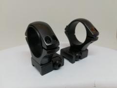 Optilock Sako jalusta+renkaat 30mm matala  käytetty 
