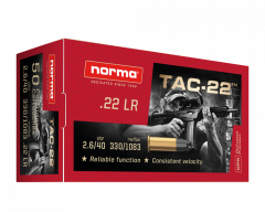 Norma USA TAC-22 .22LR LRN 2,6g 50kpl/rs