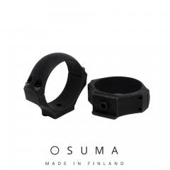 Osuma / Optilock kiikarinjalan renkaat 40 mm matala