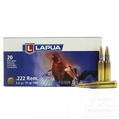 Lapua .222 Rem 3,6 FMJ S569 patruuna 20 kpl/rs