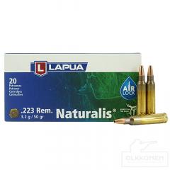 Lapua .223 Rem Naturalis 3,2 g patruuna 20 kpl/rs