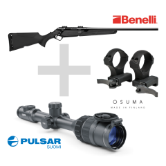 Benelli Lupo 6,5 creedmoor, Pulsar Digex C50 tarjouspaketti 